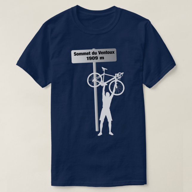 Mont Ventoux Cycle Challenge-signeringspost  T Shirt (Design framsida)