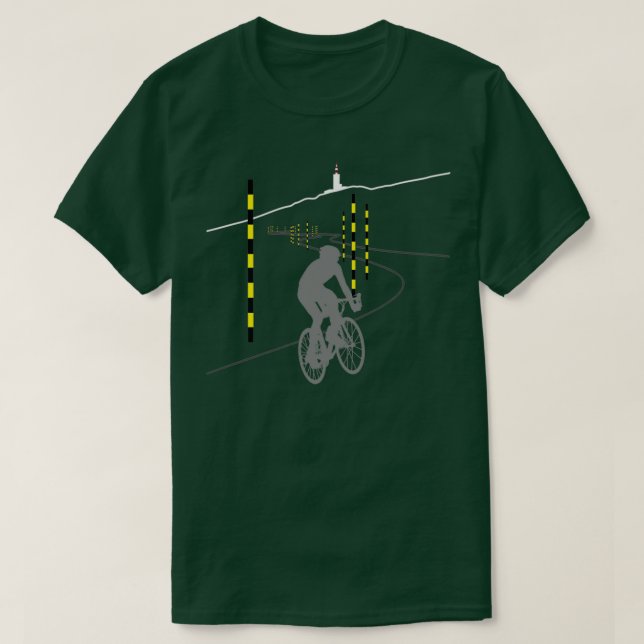 Mont Ventoux-cykel Utmana ingen text  T Shirt (Design framsida)