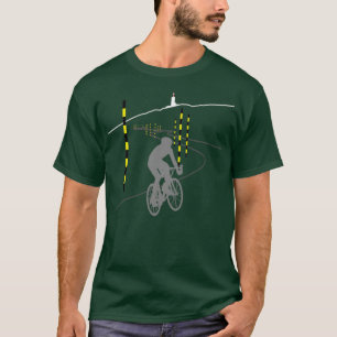 Mont Ventoux-cykel Utmana ingen text T Shirt