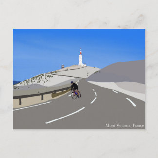 Mont Ventoux digitalt teckning-vykort Vykort