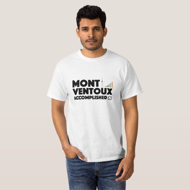 Mont Ventoux fulländad T skjorta T-shirt (Hel framsida)