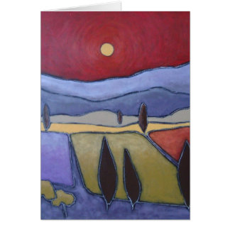 Mont Ventoux II konstkort Hälsningskort