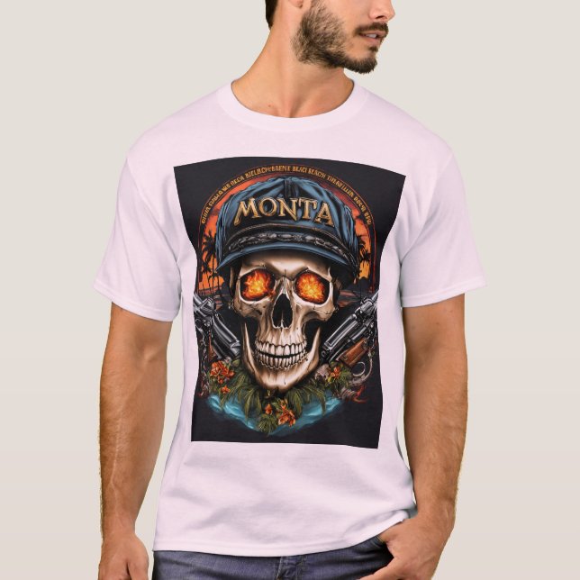 "Monta-stranden" T Shirt (Framsida)