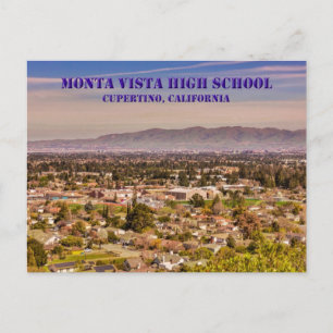 Monta Vista High School Cupertino, CA-vykort Vykort