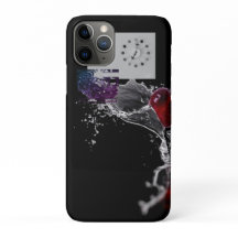 Montage bläck teckning - sportbilen är mittpunkten