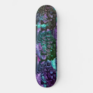 Montage bläck teckning - sportbilen är mittpunkten mini skateboard bräda 18,5 cm