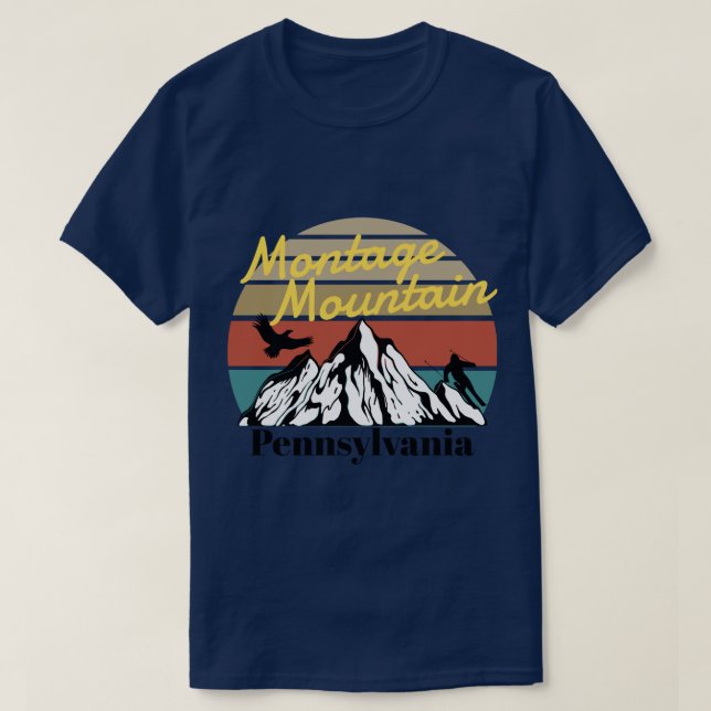 Montage Mountain ski Pennsylvania 1 T Shirt (Design framsida)