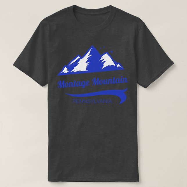 Montage Mountain ski Pennsylvania T Shirt (Design framsida)