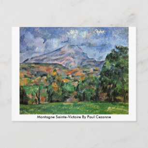 Montagne Sainte-Victoire av Paul Cezanne Vykort