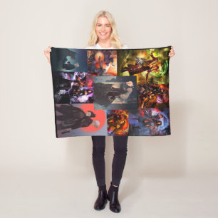 Montague & Kraft Fleece Blanket - Collage