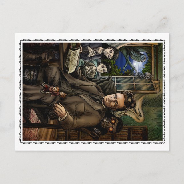 Montague Rhodes James Vykort (Framsida)