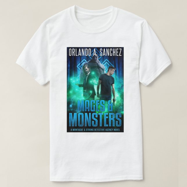 Montague & Strong - MAGES & MONSTERS T Shirt (Design framsida)