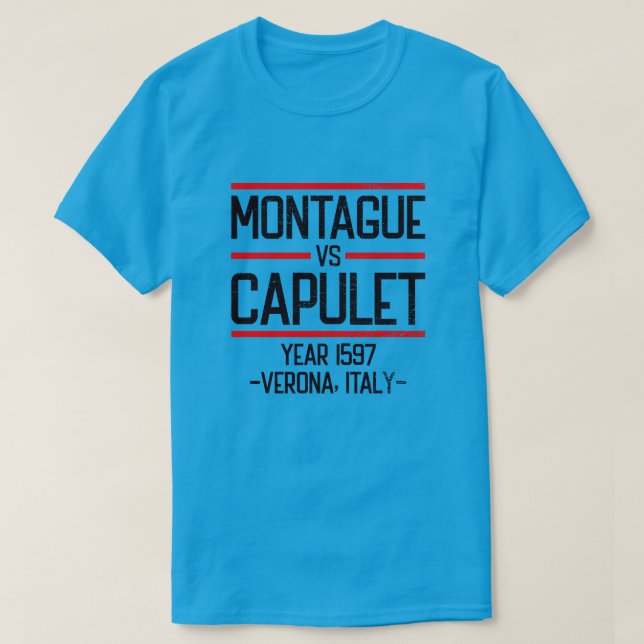 Montague vs Capulet T Shirt (Design framsida)