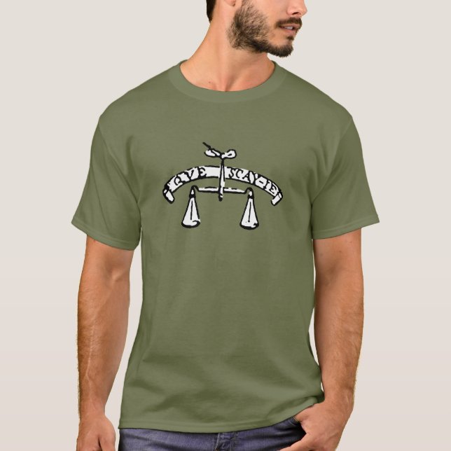 Montaignes Motto "Que Sais-je" [vad jag vet?], T-shirt (Framsida)