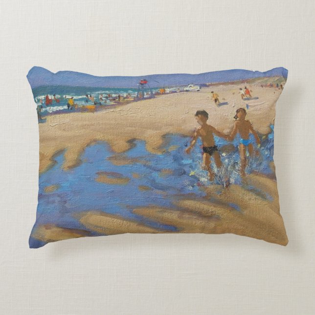 Montalivet Frankrike Prydnadskudde (Framsidan)