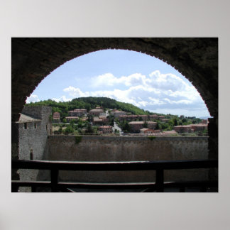 Montalpuciano, Italien Poster