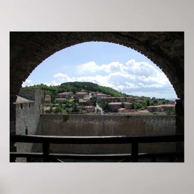 Montalpuciano, Italien Poster (Framsidan)