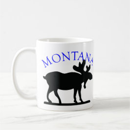 Montana älg kaffemugg