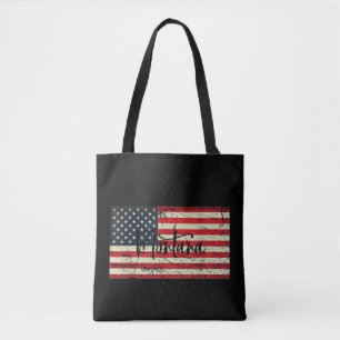 Montana America Tote Bag Tygkasse