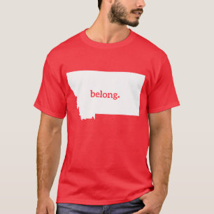 Montana Belong State Karta T Shirt