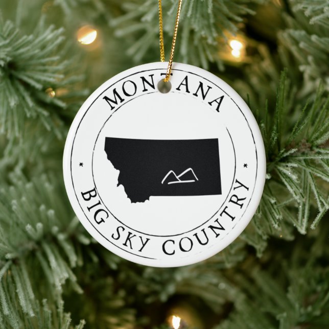 Montana Big Himlar Land jul Ornament (Träd)