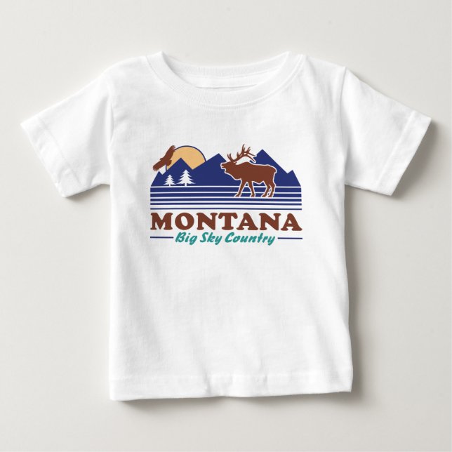 Montana Big Himlar Land Tee (Framsida)