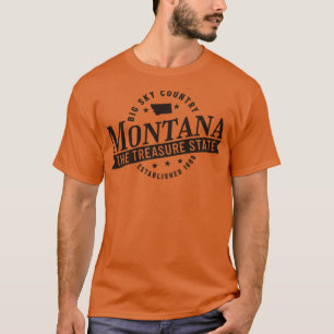 Montana Big Himmel Land Staten Est 188 T Shirt