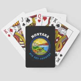 MONTANA BIG SKY STATENS FLAGGA CASINOKORT