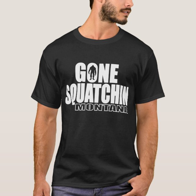 MONTANA borta Squatchin - original- Bobo T-shirt (Framsida)