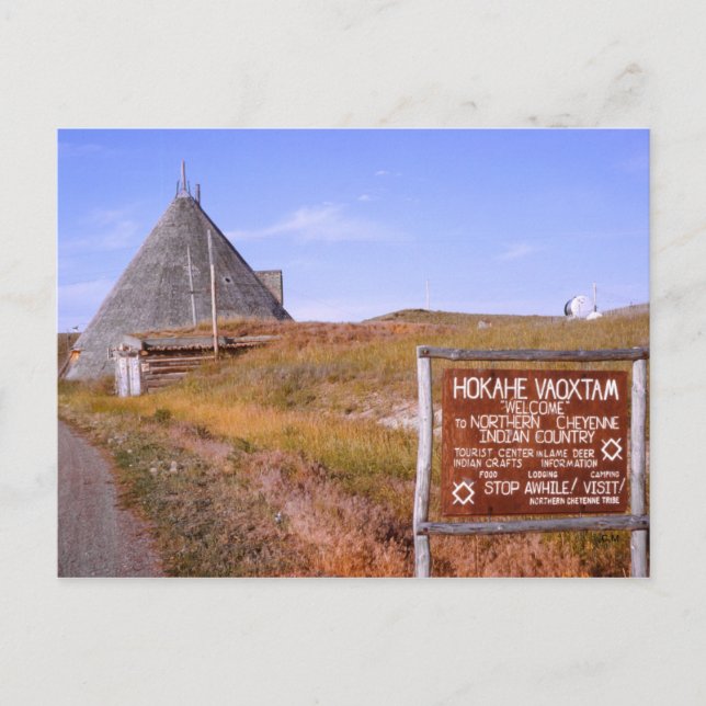 Montana Cheyenne Postcard Vykort (Framsida)