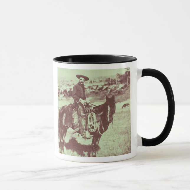 Montana Cowboy, c.1880 (b-/wfotoet) Mugg (Höger)