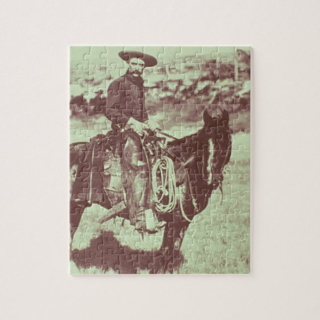 Montana Cowboy, c.1880 (b-/wfotoet) Pussel (Vertikal)