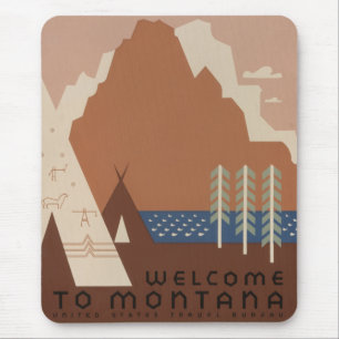 Montana delstaten: Indianska stammar, Berg, Prärie Musmatta