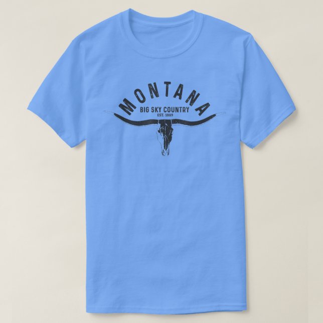 Montana Est T Shirt (Design framsida)
