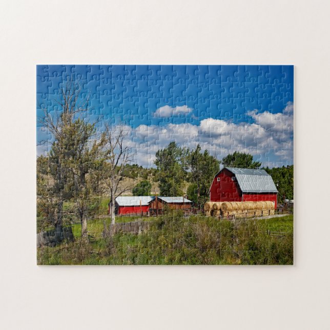 Montana Farm Barn. Pussel (Horisontell)