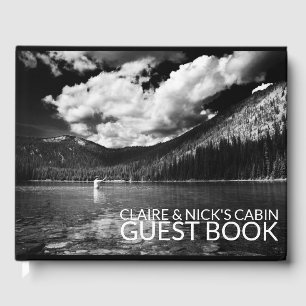 Montana Fisherman - Personlig Mountain Cabin Gästböcker