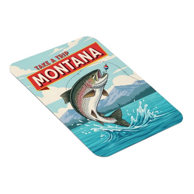 Montana fisketur magnet (Högersidan)