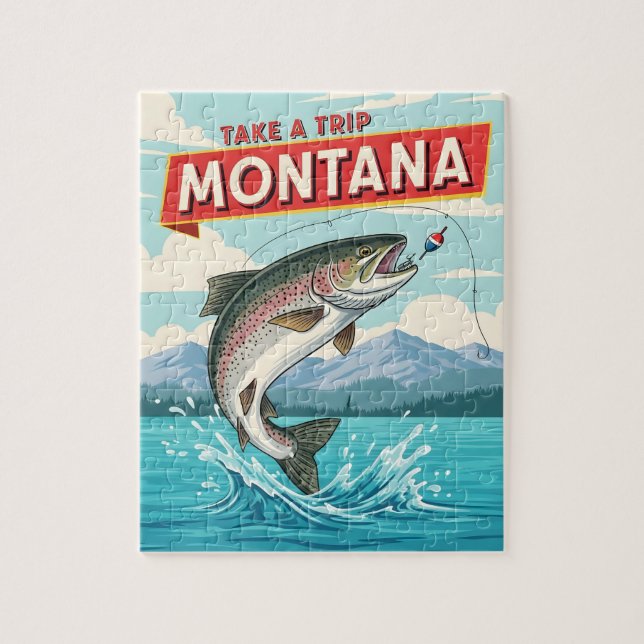 Montana fisketur pussel (Vertikal)