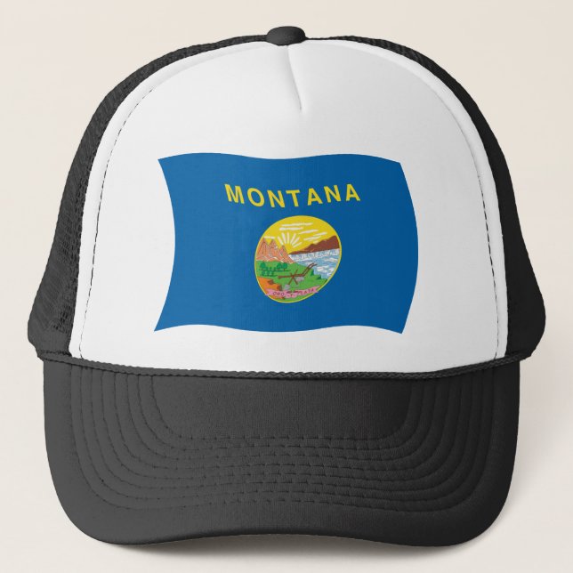 Montana Flagg Hatt Truckerkeps (Framsida)