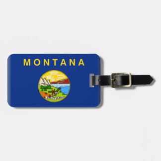 Montana flagga bagagebricka