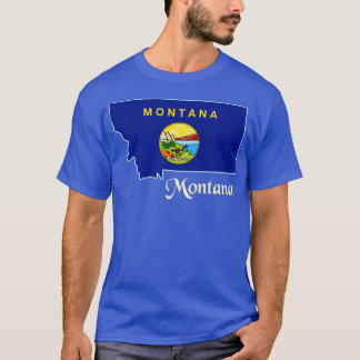 Montana Flagga Design för stolta montananer T Shirt