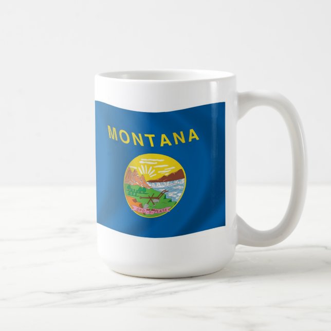 Montana Flagga Mugg (Höger)