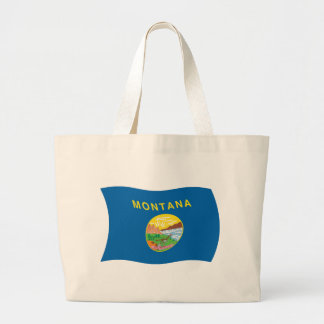Montana Flagga Tote Bag Jumbo Tygkasse