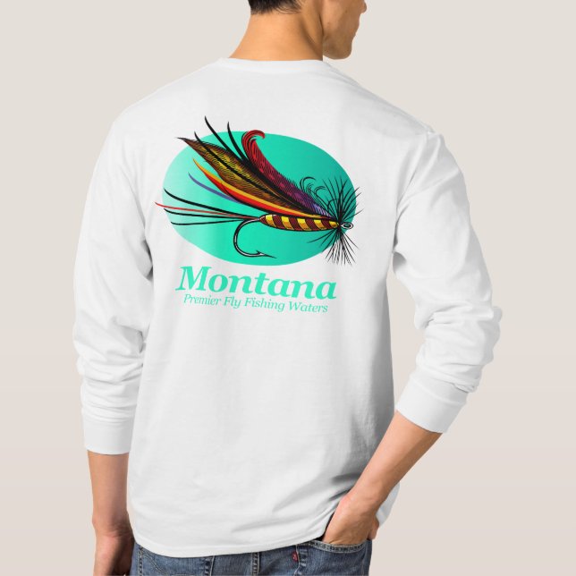 Montana (flygfiske) t shirt (Baksida)