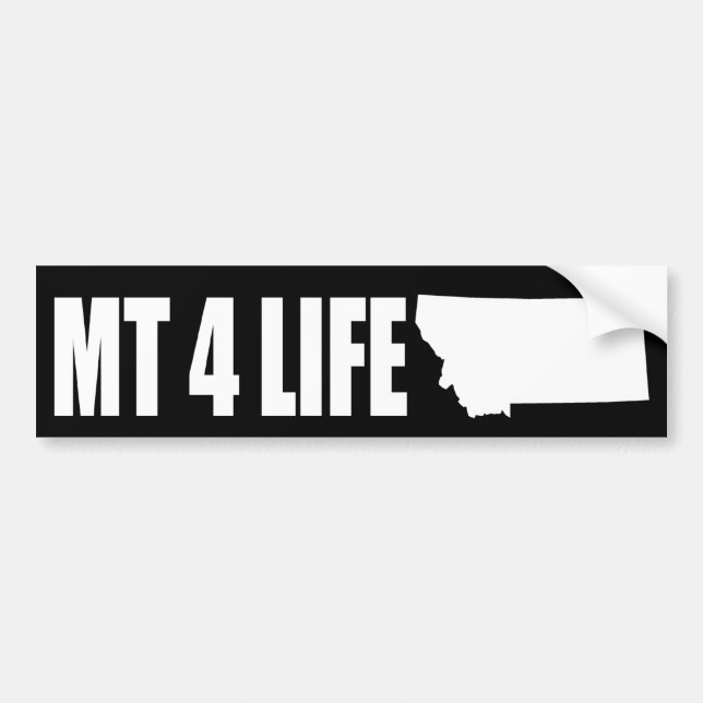 Montana för livbildekalmörk bildekal (Framsidan)