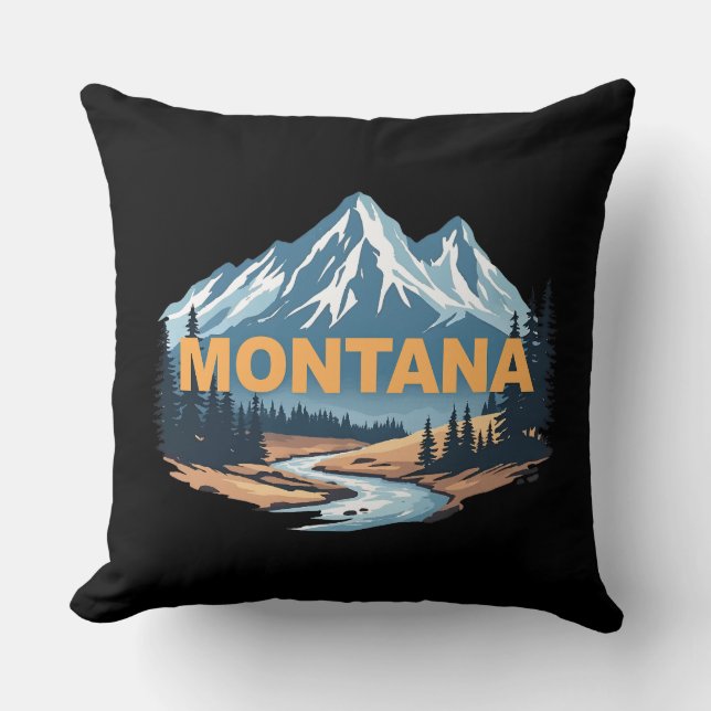 Montana Förenta staterna Kudde (Framsida)