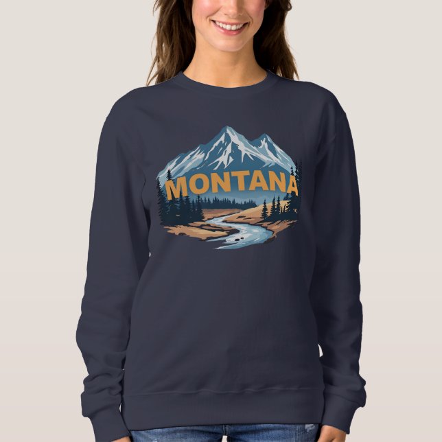 Montana Förenta staterna T Shirt (Framsida)