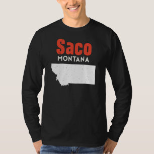 Montana Förenta staterna Travel Montanan Saco T Shirt