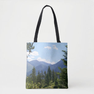 Montana Forest and Mountains Scenia View Tygkasse
