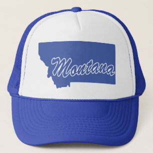 Montana-formad Truckerhatt Keps